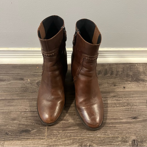 Geox D Jacky Women's Ankle Boots Italian Soft Leather Size 41 - Picture 3 of 9